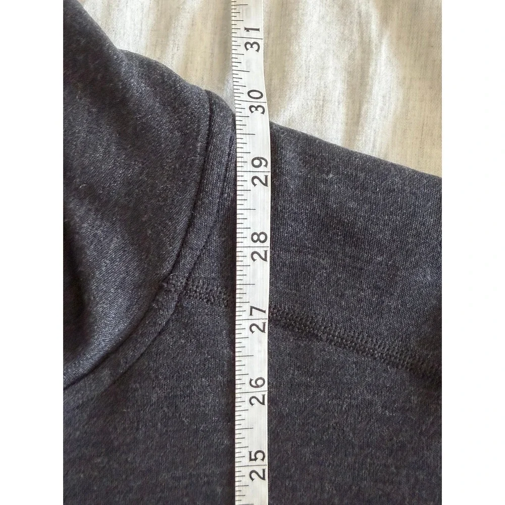 Smartwool Quarter Zip Pullover Base layer Men Large Charcoal Merino Wool